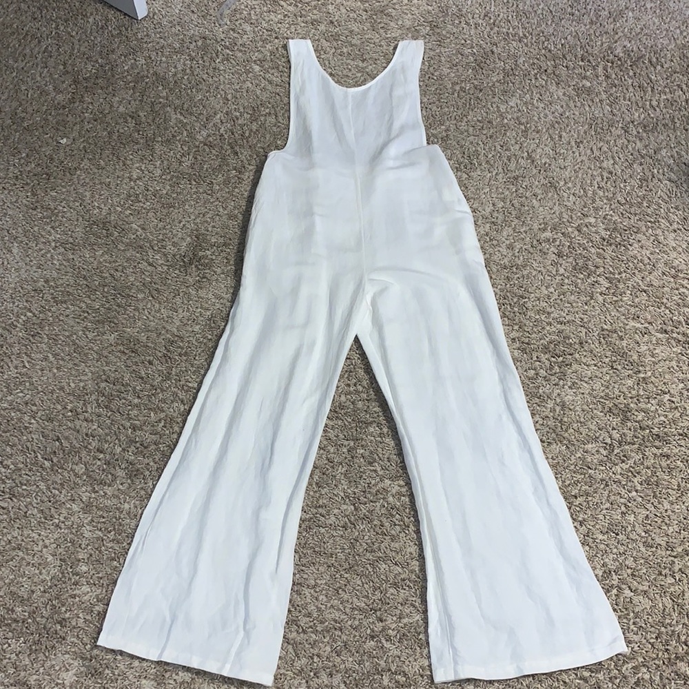 White Lenin Jumper